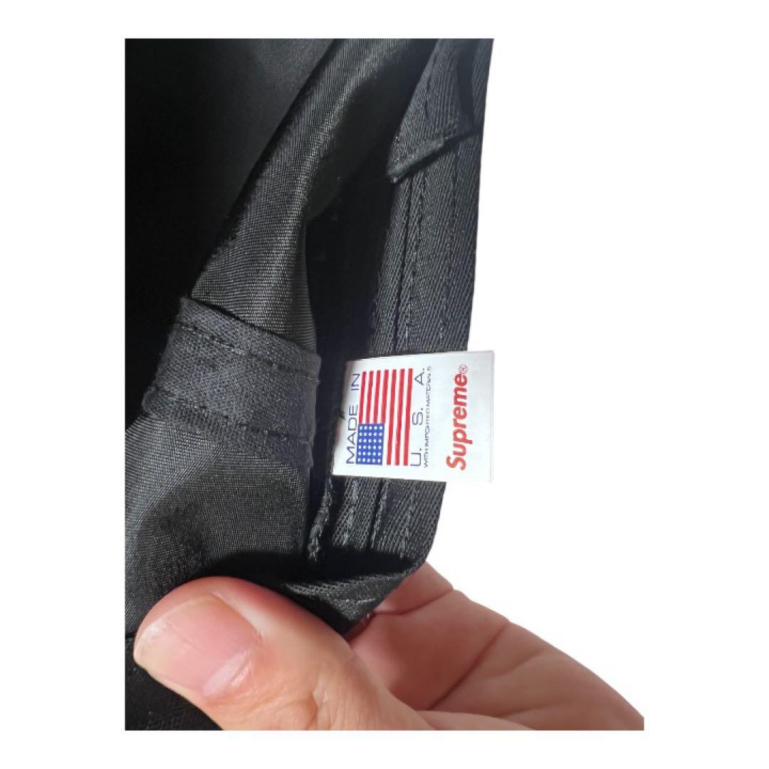 帽子 Supreme Enamel 6-Panel cap \"Black\"