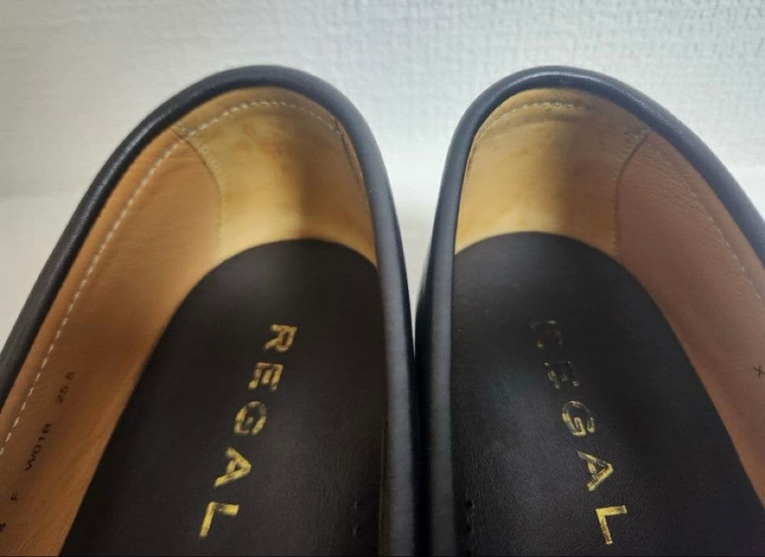 【極美品】REGAL　リーガル　ホースビットローファー　ゴールド　25.5cm