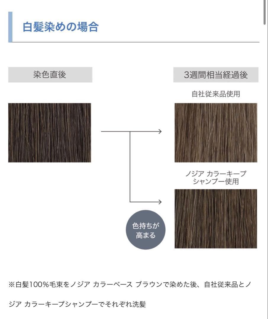 NODIA カラーキープシャンプー 300㎖3本 はなまつり様専用 - メルカリ