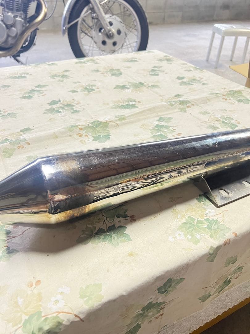 SR400 WM製7Rメガホンマフラー - メルカリ
