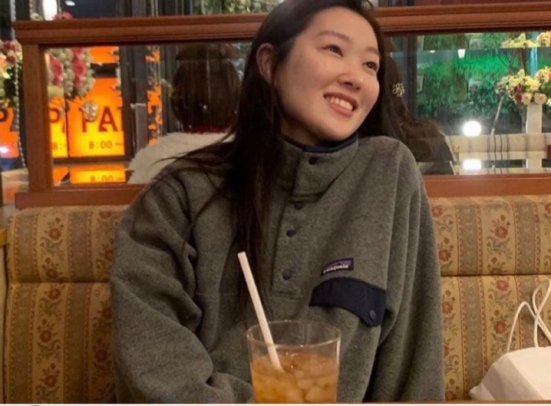 柴田ひかり着用　2015 パタゴニアスナップT シンチラ プルオーバー 柴田ひかりさん着用！パタゴニア シンチラ スナップT プルオーバーL