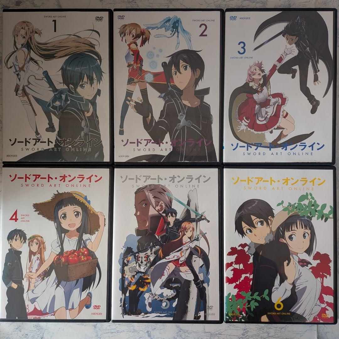DVD SAO 1、2、3、4期、Ex、劇場版、ガンゲイル 1、2期 全50巻 - メルカリ