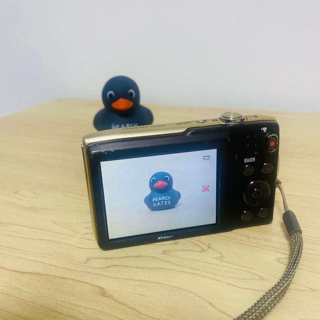 Nikon COOLPIX S3300 ゴールド デジタルカメラ - メルカリ
