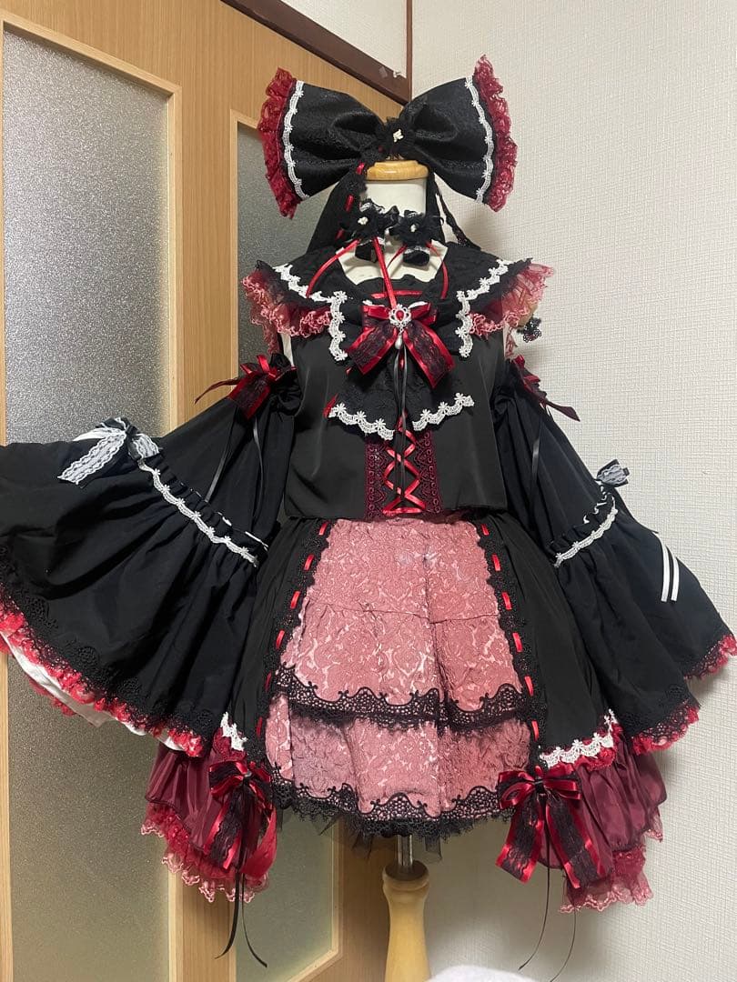 東方project 博麗霊夢 黒アレンジ衣装 - メルカリ