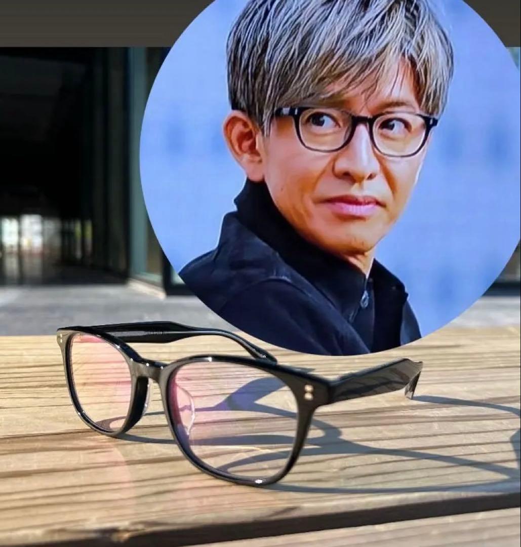 目黒蓮と。列島震撼】木村拓哉 OWNDAYS メガネ（度無しレンズ込み