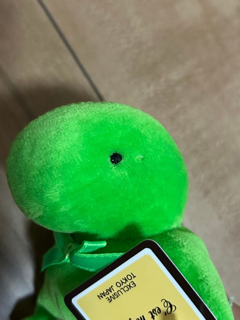 s*様 C'est mignon セ・ミニョン ぬいぐるみ リボン付き 緑 1体 - メルカリ