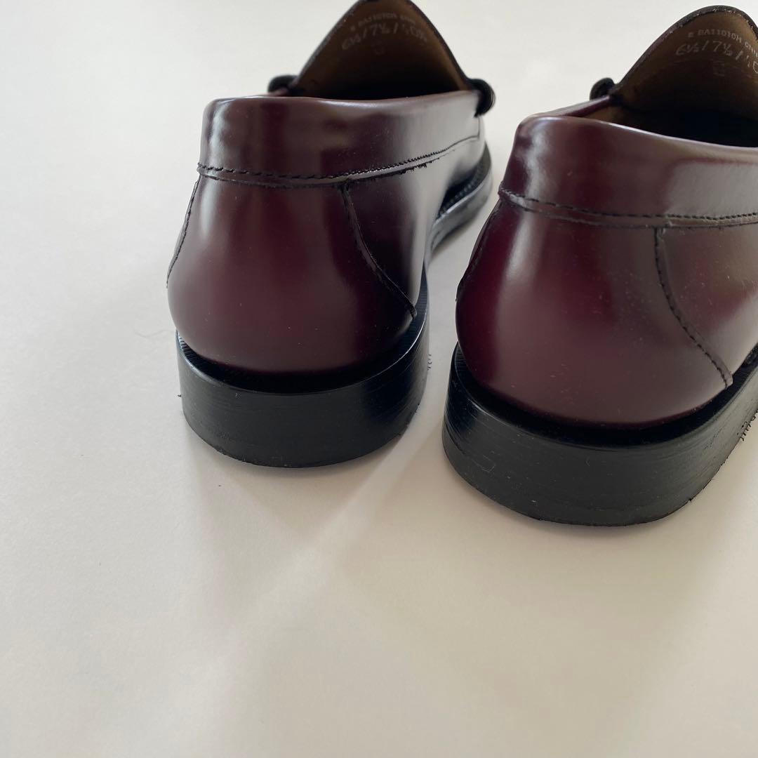 未使用 G.H.BASS ローファー weejuns バーガンディ　us7.5