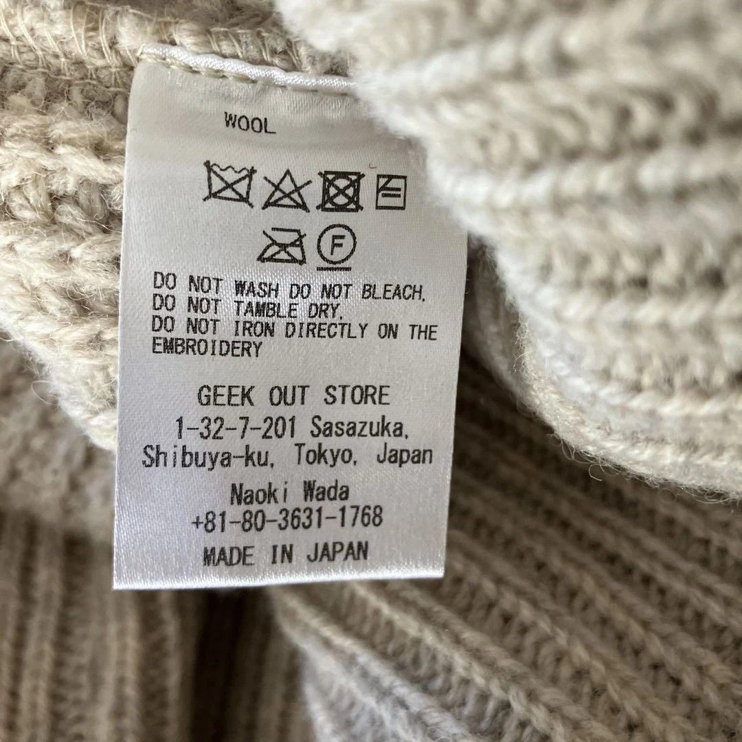 美品GEEK OUT STORE C.P company エルボーパッチニットL - メルカリ
