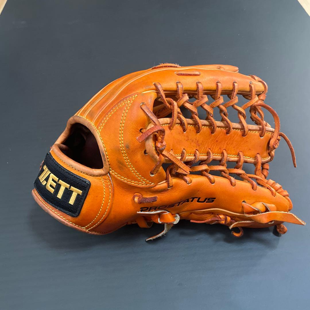 N*I様 【硬式用】　ZETT プロステイタス　外野手用　右投げ ゼット（ZETT） プロステイタス PROSTATUS 硬式用グラブ 外野手用