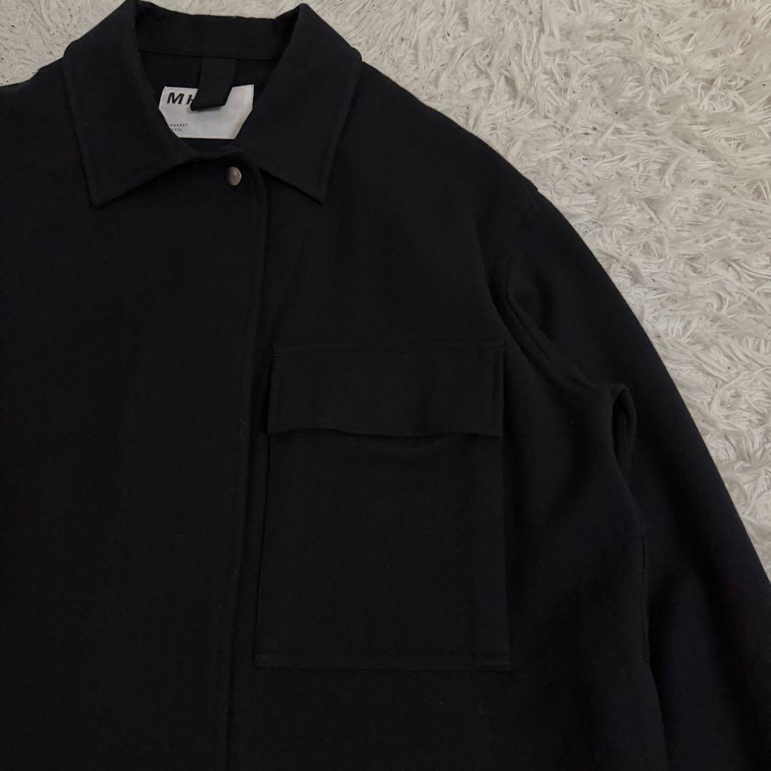 極美品✨23年MHL. FELTED WOOL SHIRTING JACKET - メルカリ