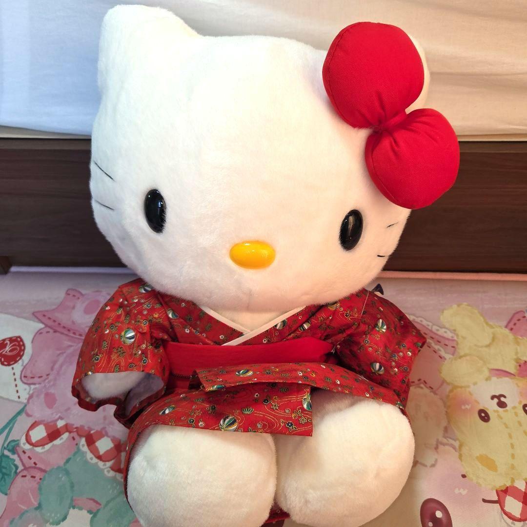ハローキティ 着物 ぬいぐるみ 世界のハローキティ 日本 本物仕立の着物！高級着物ハローキティぬいぐるみ/和風キティ