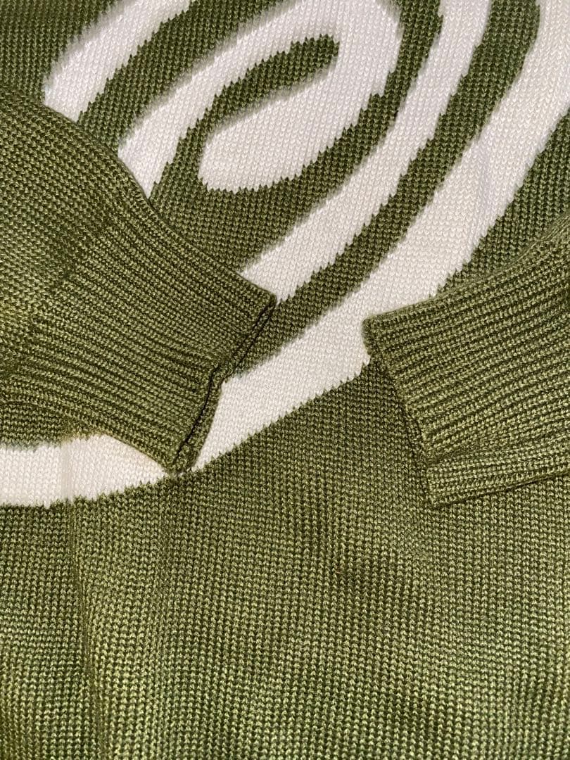 Stussy スワールロゴ ニットセーター M - メルカリ