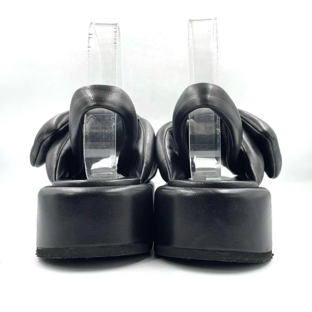 ICチップ内蔵 プラダ サンダル ソフトパテッドナッパレザー 三角