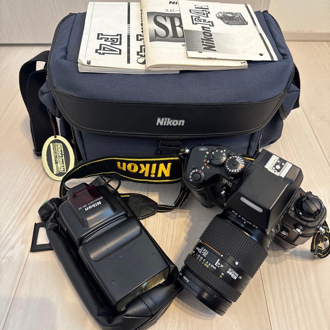 Nikon F4 【MB-23】 Nikon F4 with MB-23 DP-20 Black 35mm Film Camera - CLA'd, Seals