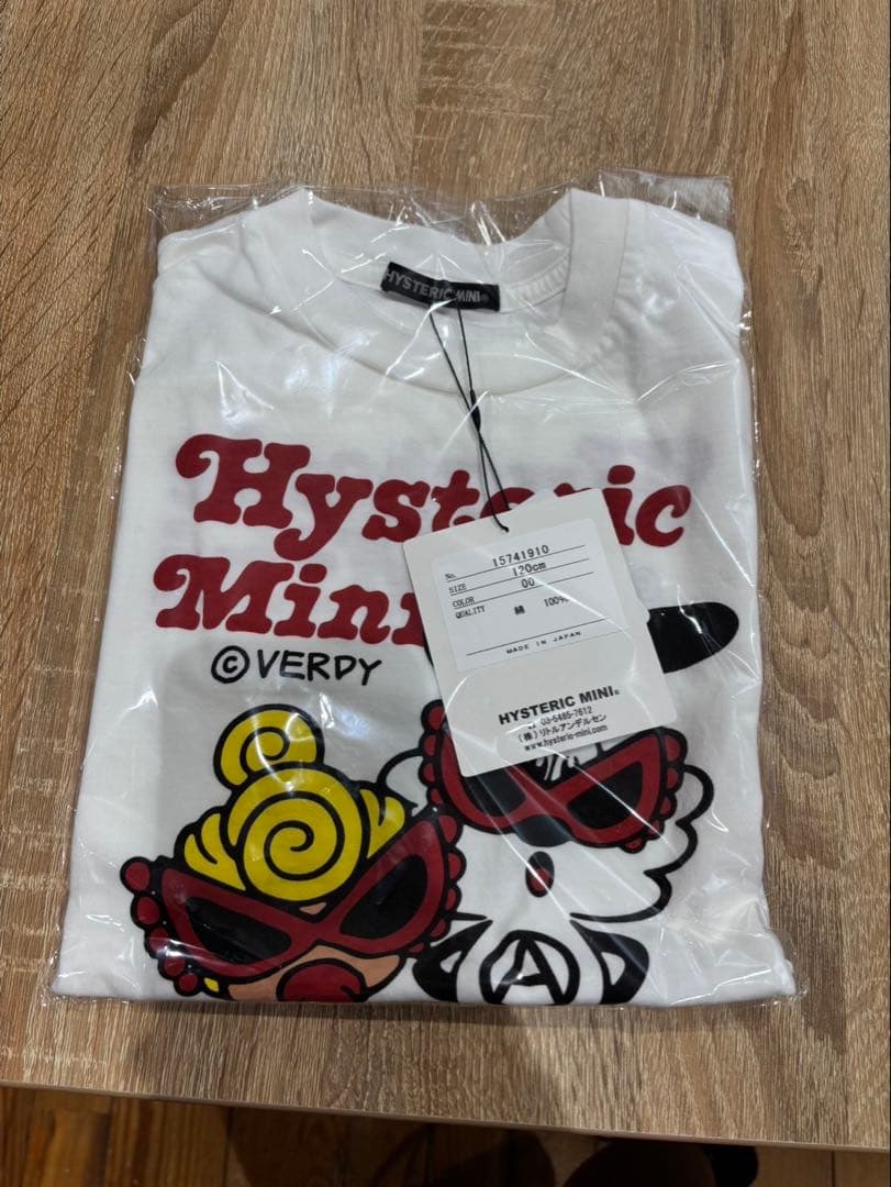 HYSTERIC MINI VERDY Kids Tee ヒスミニ 缶バッジ