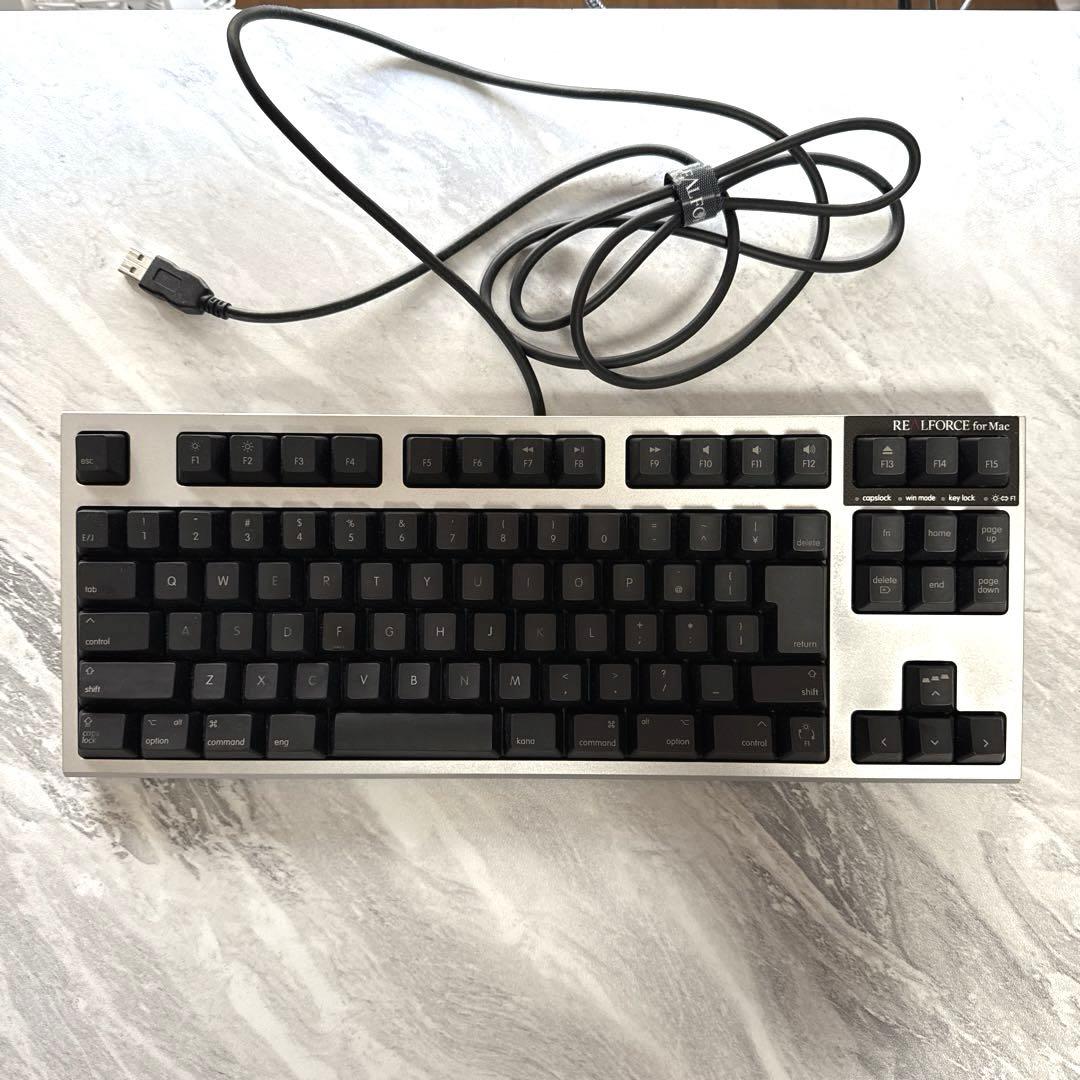 REALFORCE for Mac 静音 テンキーレス 日本語配列 45g 製品 - すべての製品 | REALFORCE | 日本製プレミアムキーボードの最高峰