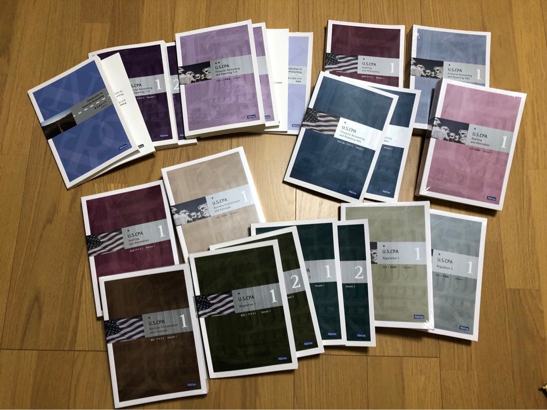 USCPA テキスト フルセット 未使用 新品未開封USCPA アビタステキスト 問題集 新試験対応版 ver1.02