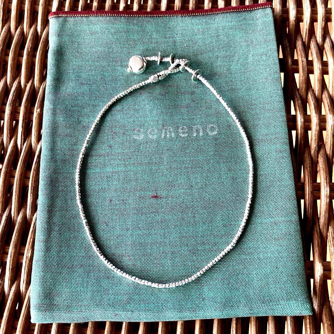 semeno セメノ✴︎シルバー ビーズ アンクレット drop-kaitori_ac88-2409-22