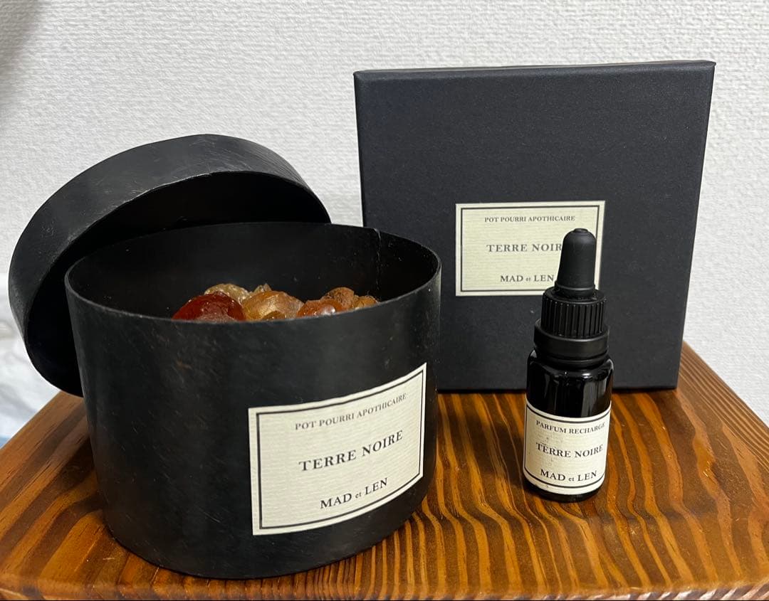 Mad et Len マドエレン アロマストーン アンバー プチ テレノア マドエレン MAD et LEN ポプリ FLAT AMBER ホームフレグランス