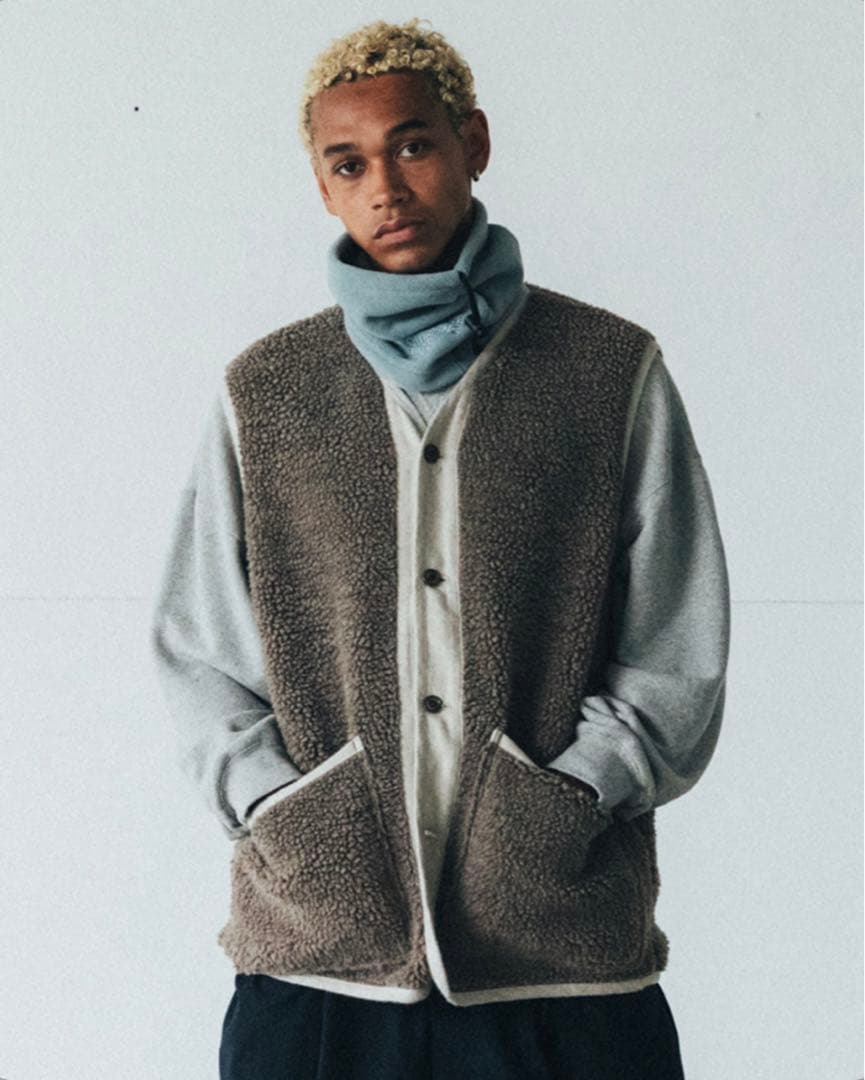 nest Robe CONFECT ウールコットン パイルベスト - メルカリ