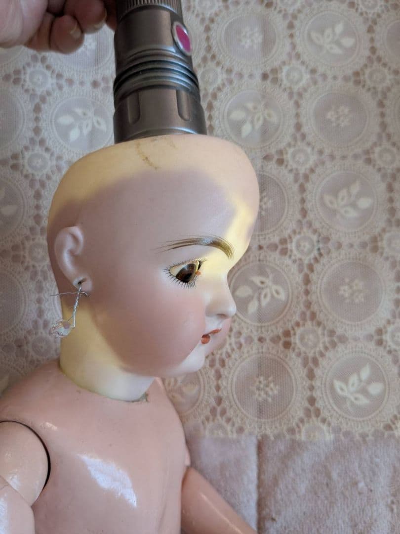 アンティークビスクドール ドイツの子 ハンドベルク - メルカリ