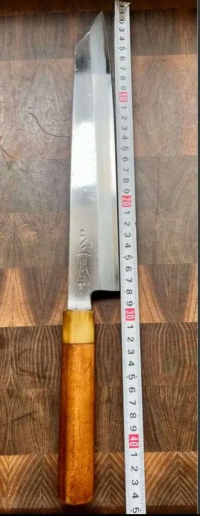 正本総本店 玉白鋼 本霞 切付 300mm 尺 包丁 白鋼 和包丁 - メルカリ