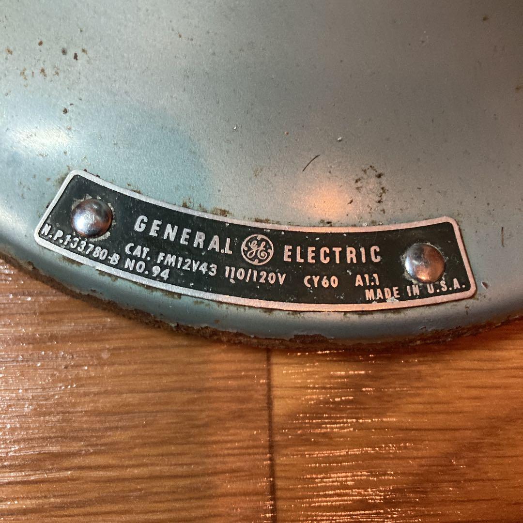 動作確認済み】GE ゼネラルエレクトリックファン 扇風機 ヴィンテージ