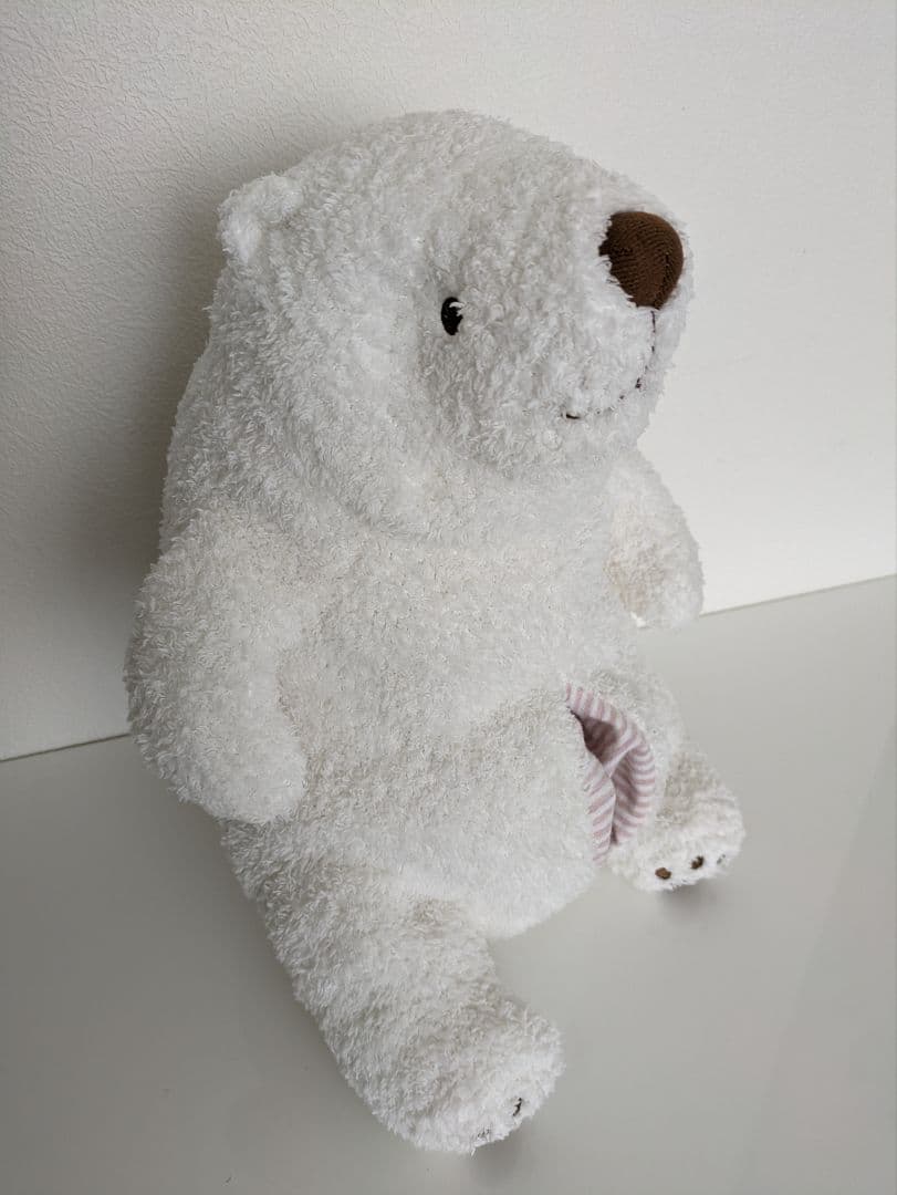 ジェラートピケ シロクマティッシュカバー ティッシュケース