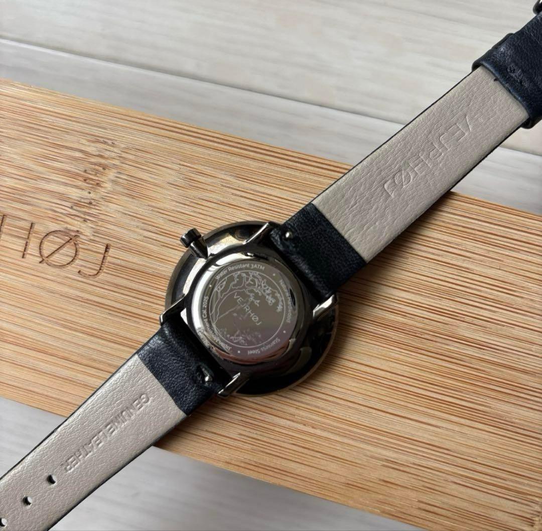 ヴェアフォイ VEJRHOJ Petite ブラック＆ゴールド 腕時計 - メルカリ