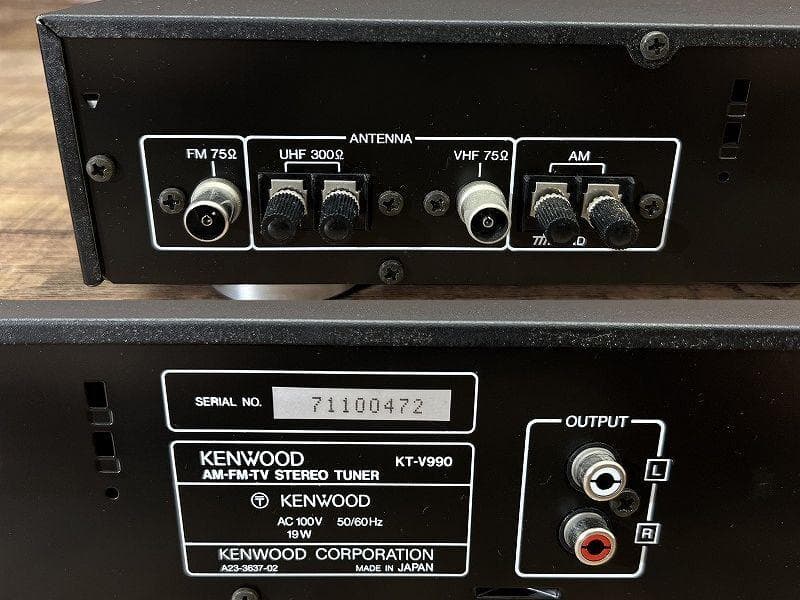 現状渡し 定価59, ケンウッド KT-V990 ステレオ チューナーの通販はau