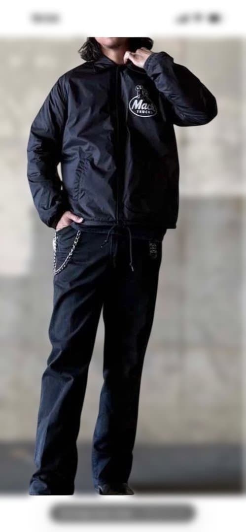 Mack trucks ブラックコーチジャケット マックトラック FJ - メルカリ