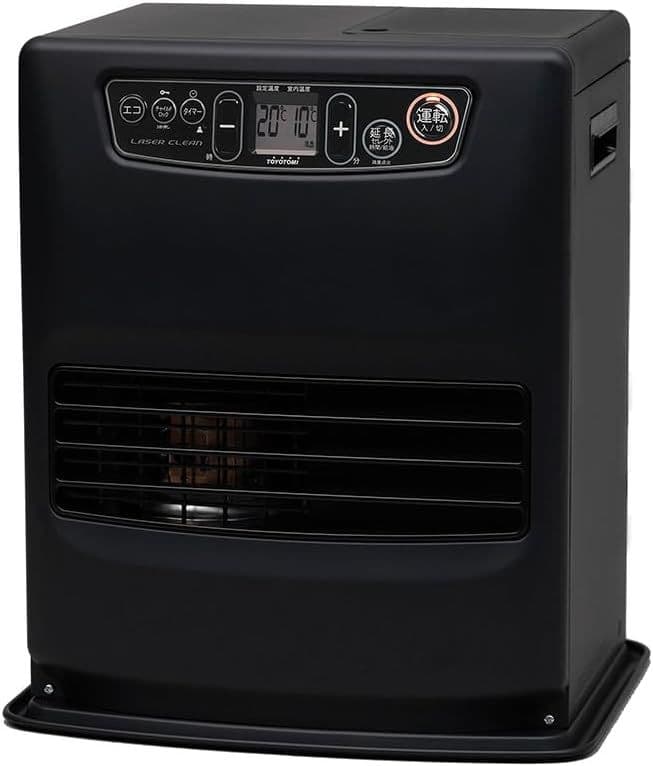 高年式美品!! 2024年製完売品!! ファンヒーター マットブラック