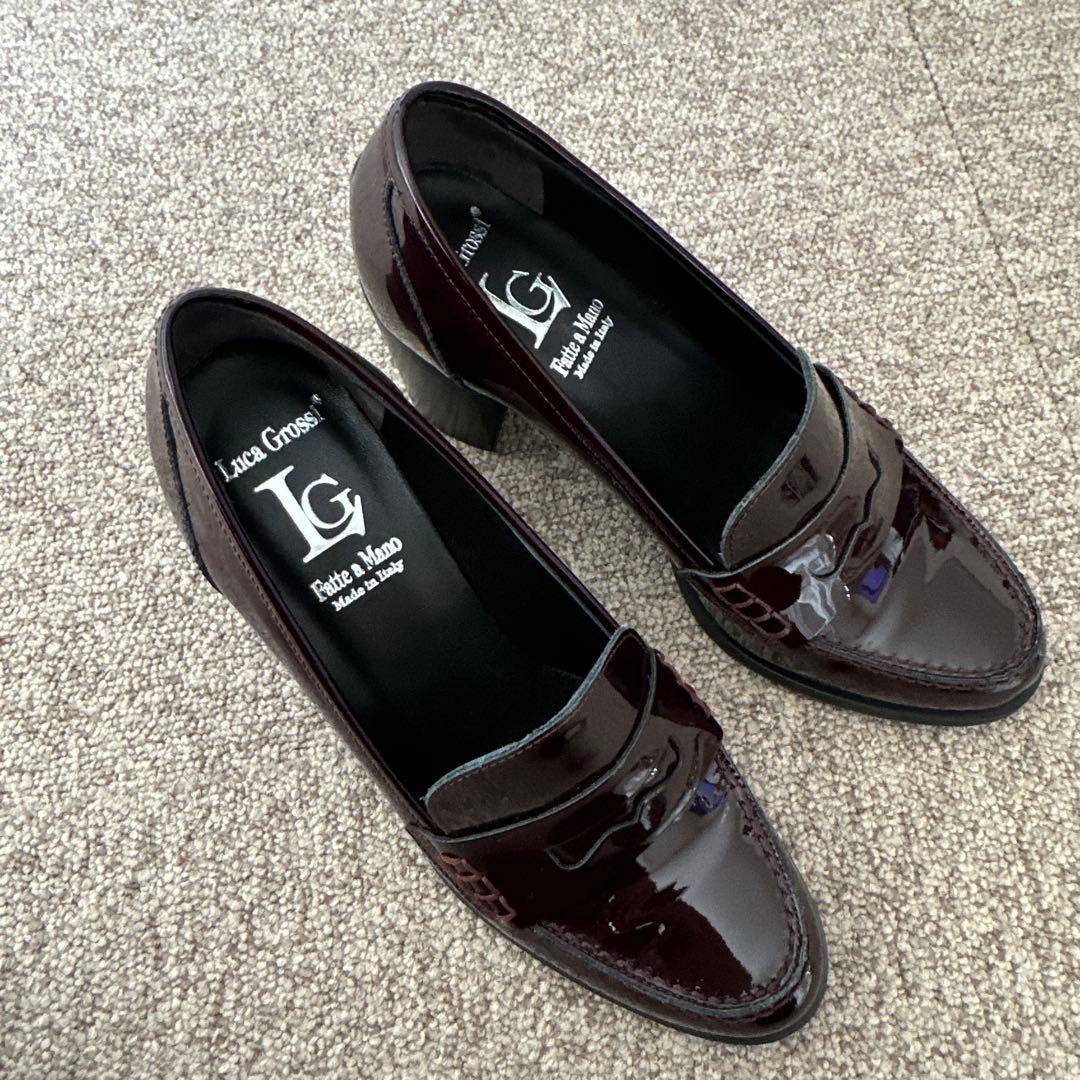 Luca Grossi バーガンディ ローファー　未使用品　※即買い者様歓迎 Luca Grossi（ルカグロッシ） ローファー H435M レディース レザー