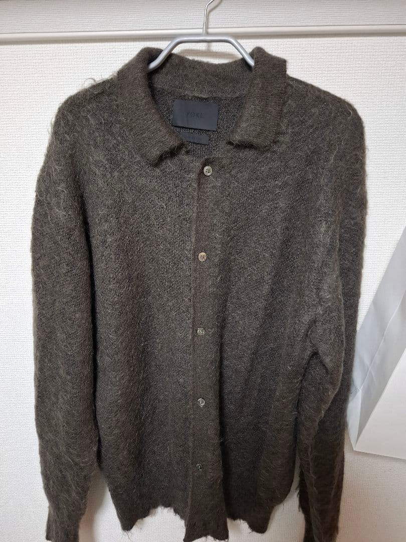 YOKE モヘアニットシャツ Silk Cashmere Knit Shirt | YOKE Official Website