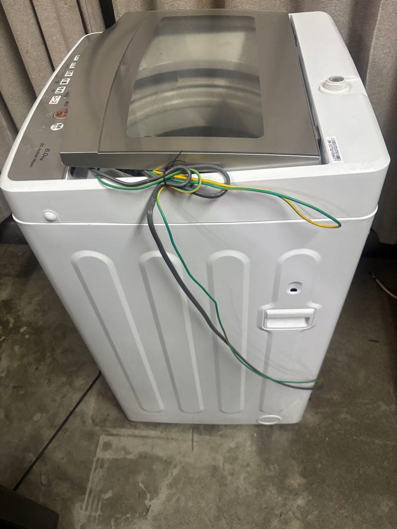 2024年製‼️送料込み‼️AQUA 洗濯機 6.0kg ホワイト AQW-S6P