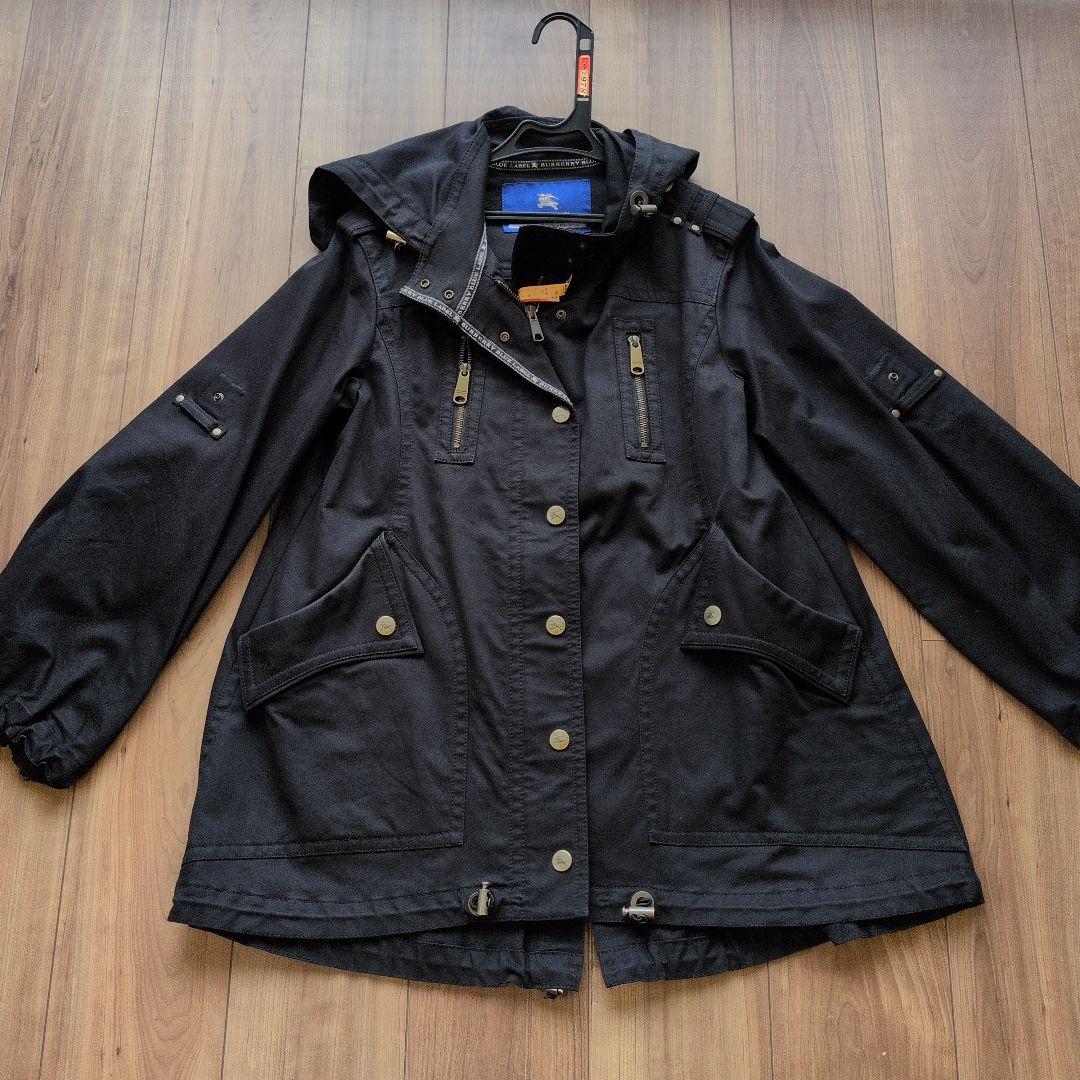 BURBERRY BLUE LABEL　モッズコート 中古・古着通販】BURBERRY BLUE LABEL (バーバリーロンドンブルー