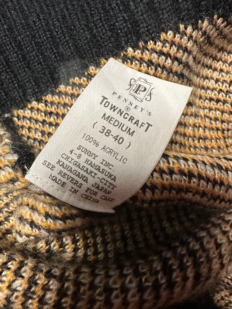 美品タウンクラフト フラワーニット 花柄ニット オーバーサイズ モヘア