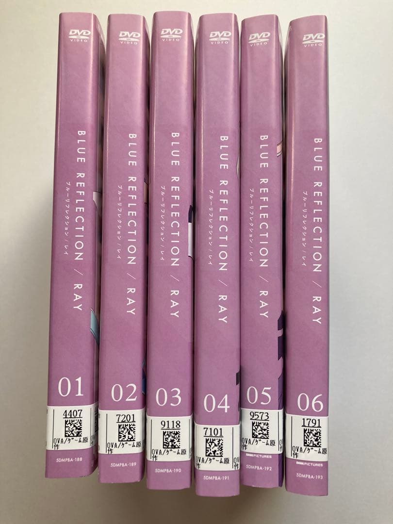 ブルーリフレクション レイ 澪 DVD 全6巻 レンタルアップ