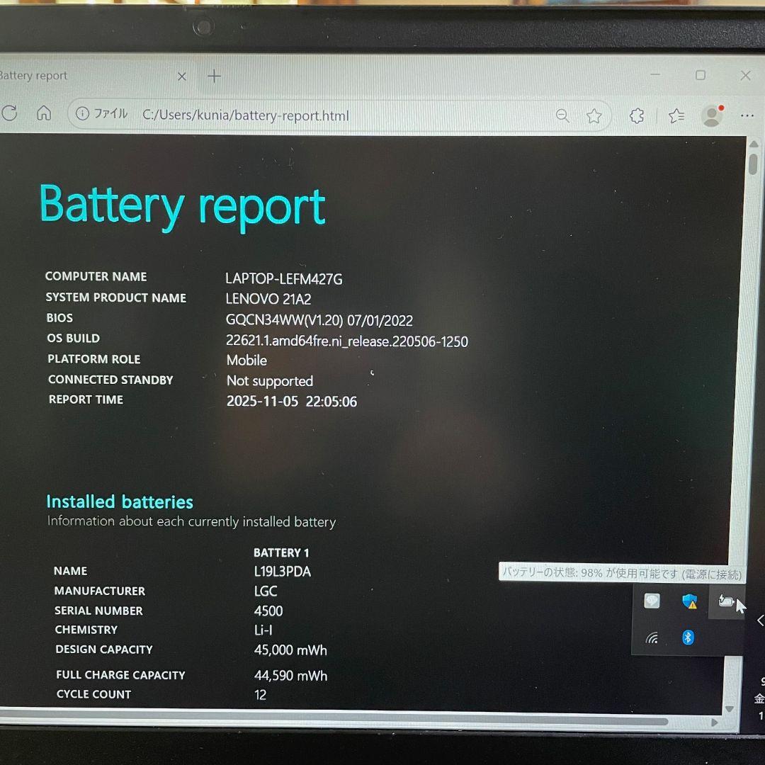 難あり】Lenovo ThinkBook 14 G3