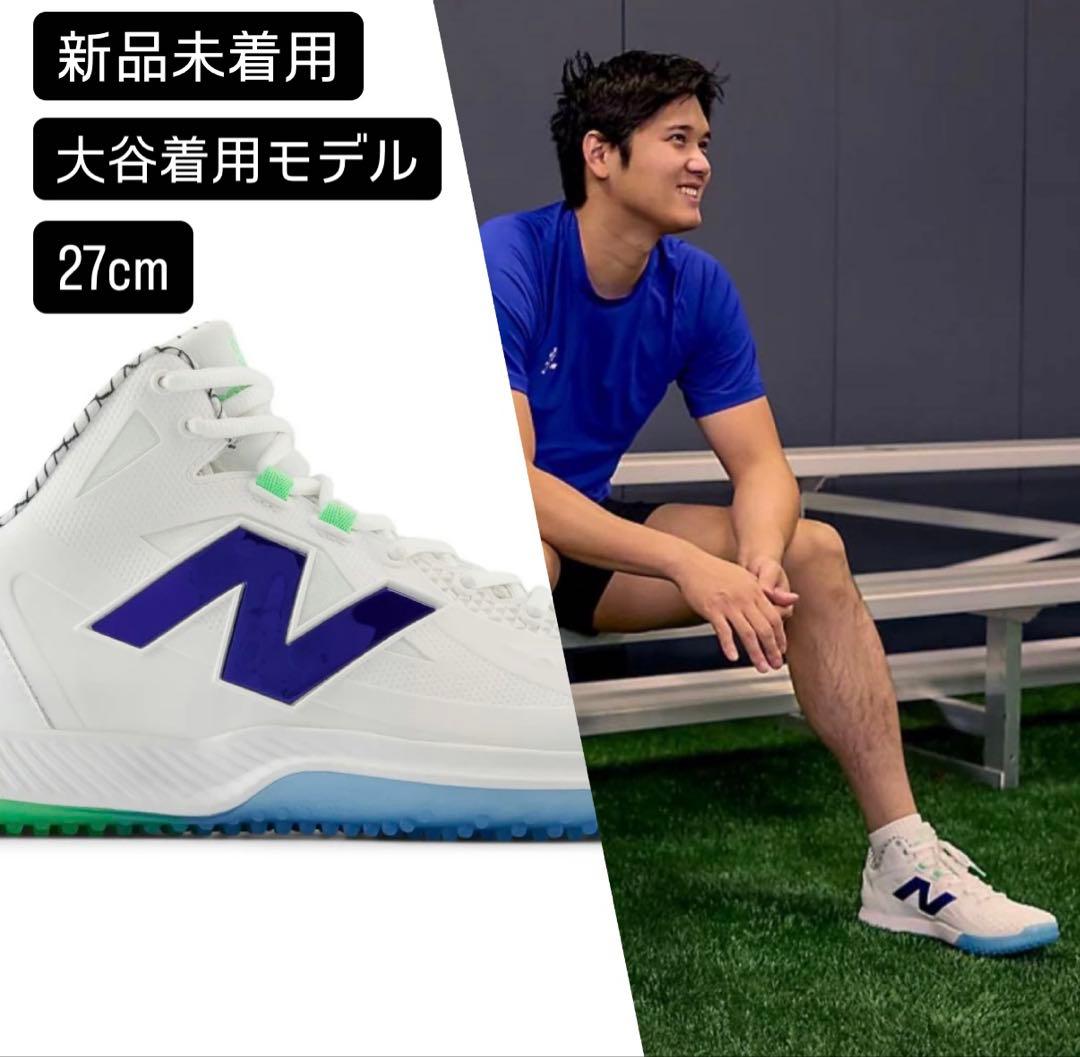 【新品】new balance Ohtani 1 TSHOLW1 27cm New Balance Lab Work Ohtani V1 TSHOLW1 White Dodger Blue Men's