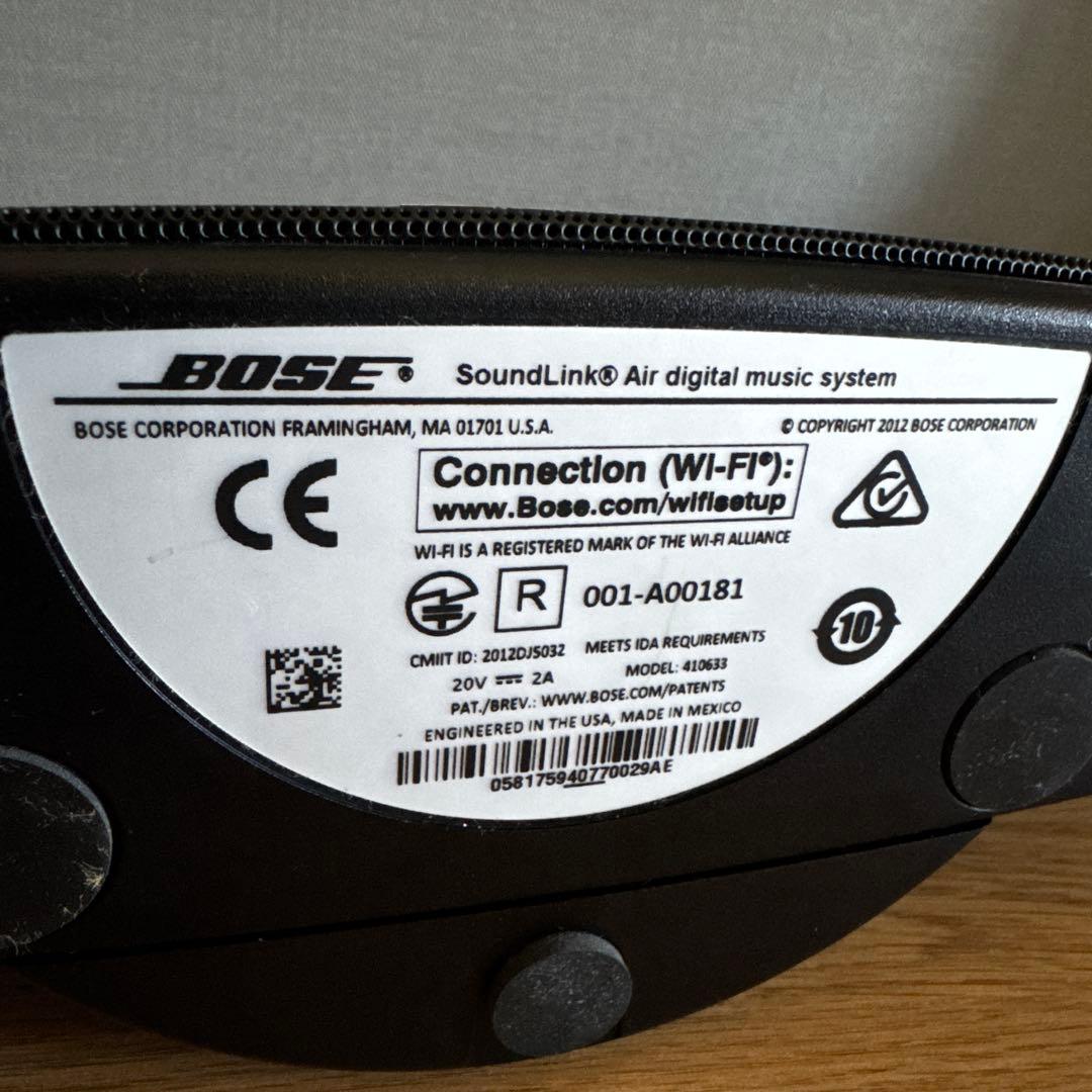 ワイヤレススピーカー BOSE ボーズ 001-A00181 ブラック - メルカリ