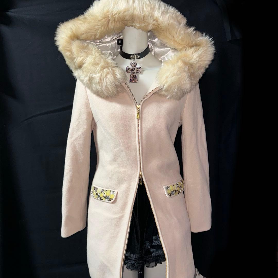 平成ギャル Y2K グランジ フェアリー ファー付き コート - メルカリ