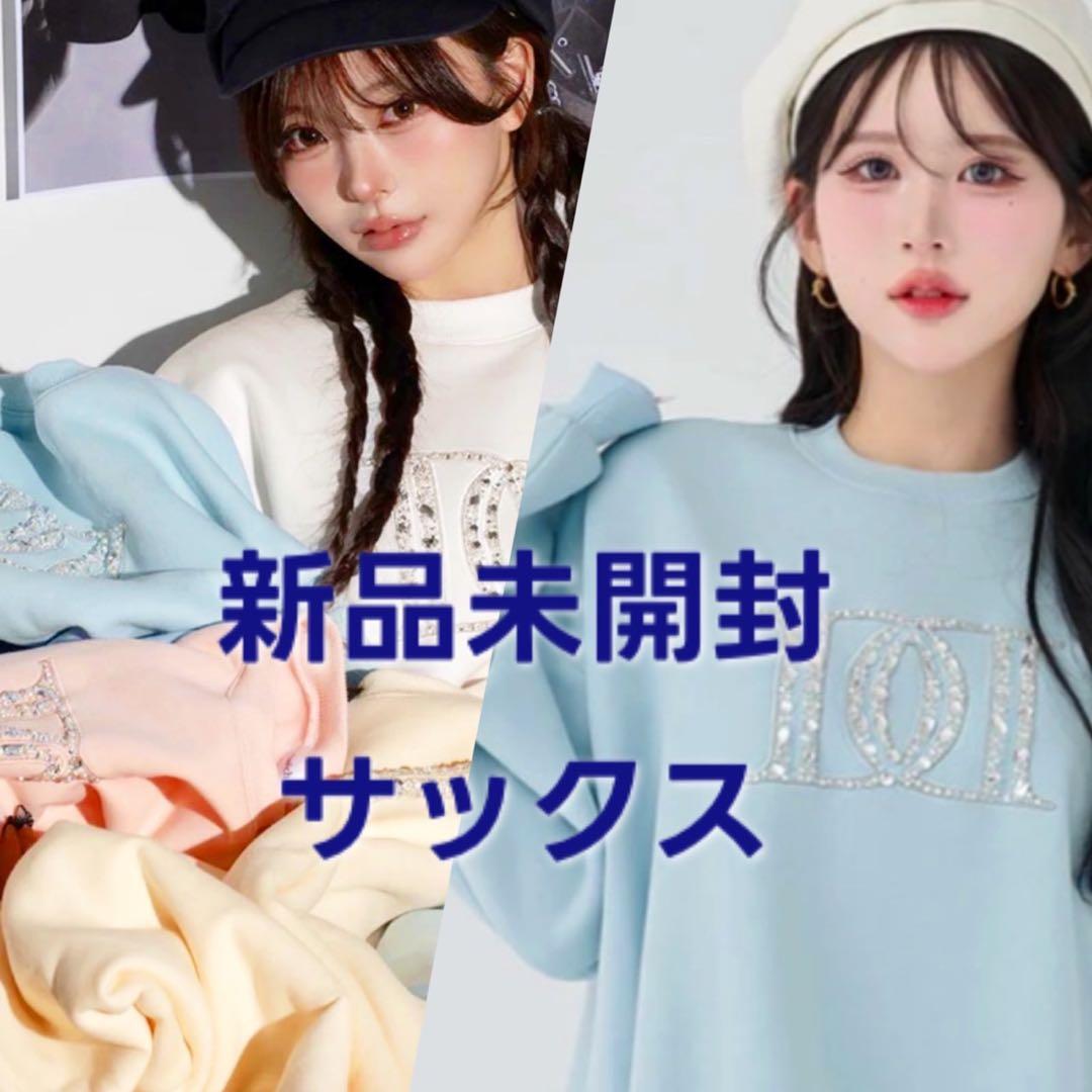 新品未開封 ダーリッチ darich プルオーバー トレーナー サックス