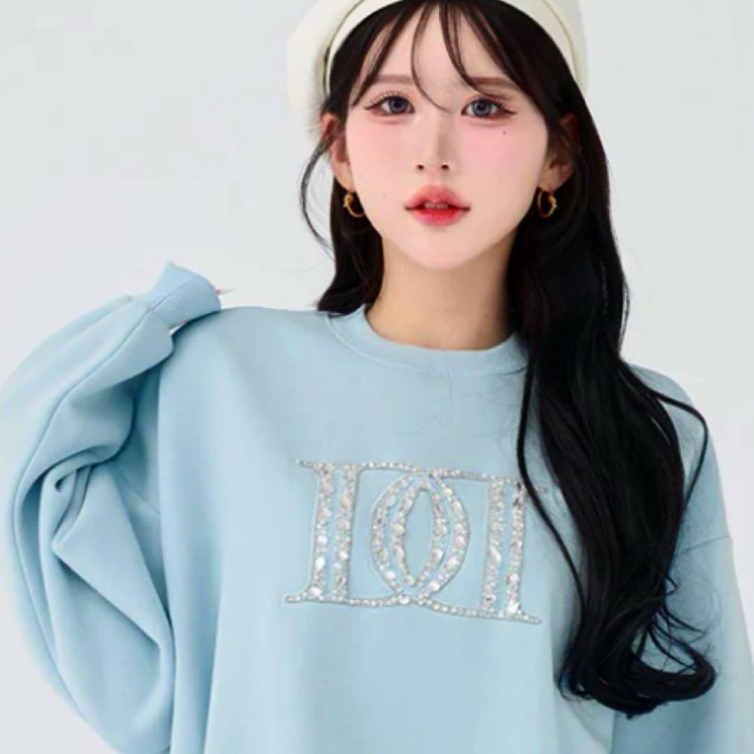 新品未開封 ダーリッチ darich プルオーバー トレーナー サックス