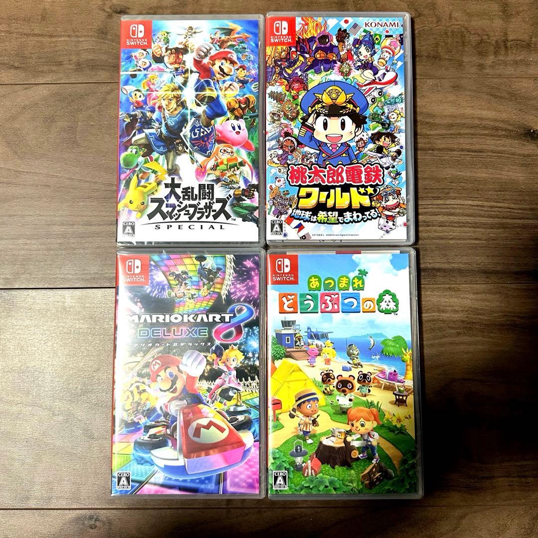 Nintendo Switch ソフト4本　新品未開封 Nintendo Switch ソフト4本 新品未開封の通販 by ただっち's shop｜ラクマ