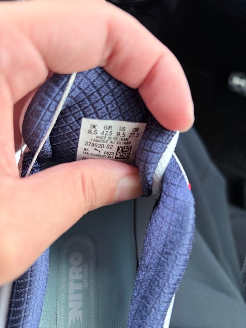 Puma ゴルフシューズ ホワイト/レッド 27.5cm