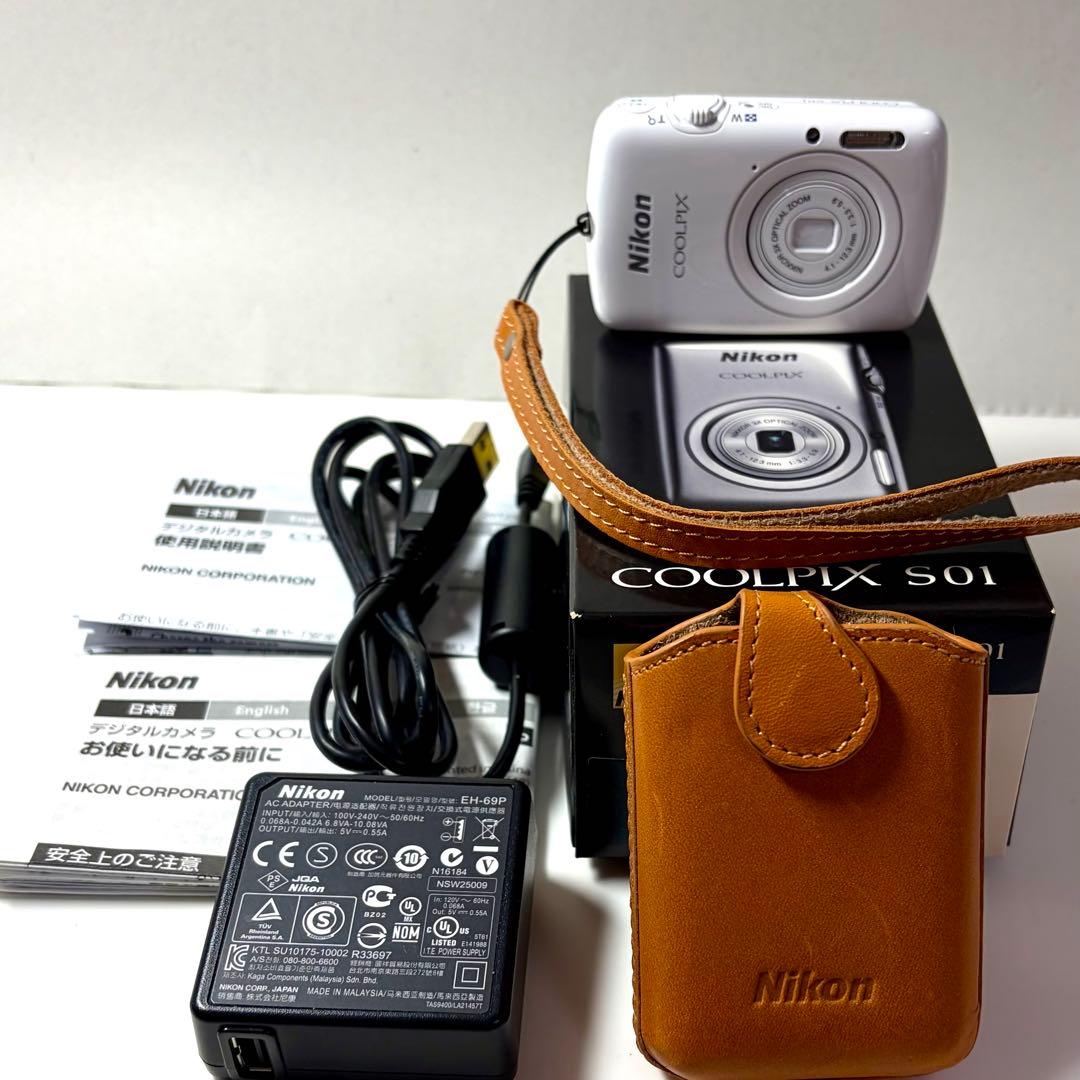 Nikon COOLPIX S01 ホワイト - メルカリ