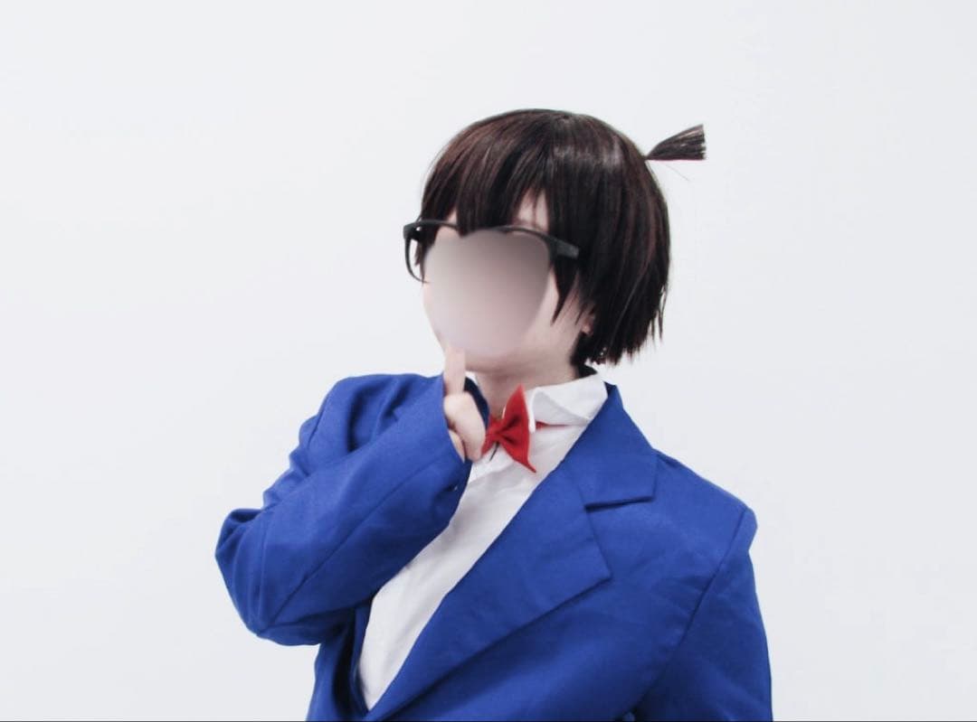 【コスプレ衣装ウィッグフルセット】江戸川コナン/名探偵コナン 大人 子供用 名探偵コナン 風 江戸川コナン えどかわコナン 工藤新一