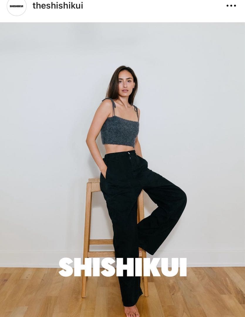 shishikui シシクイニットロングキャミ