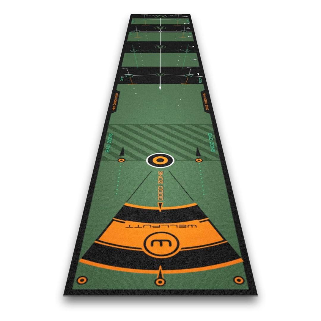 WELLPUTT ウェルパット 3m練習用パターマット 楽天市場】WELLPUTT ウェルパット ゴルフパターマット 3M : プロツアー
